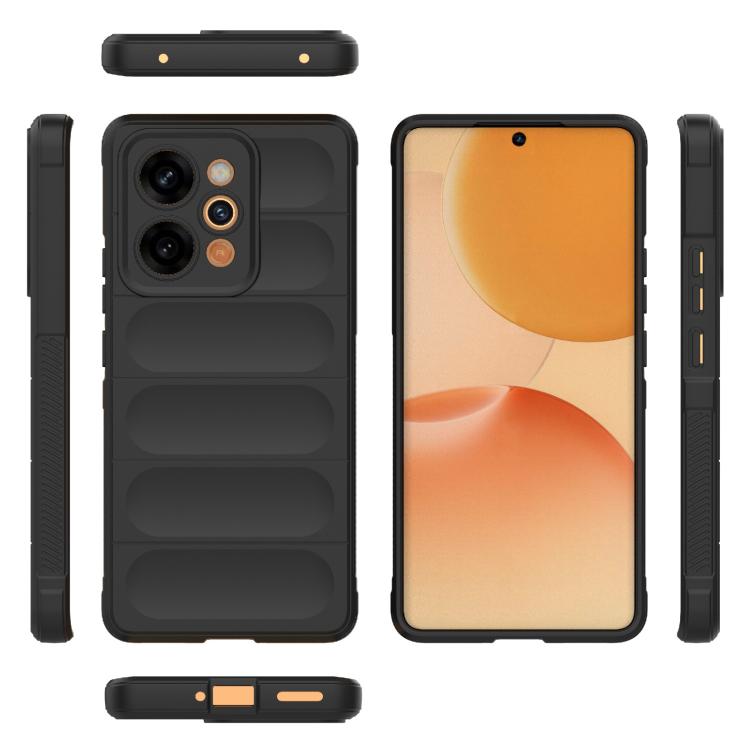 For Realme P4 Power 5G India Magic Shield TPU + Flannel Phone Case