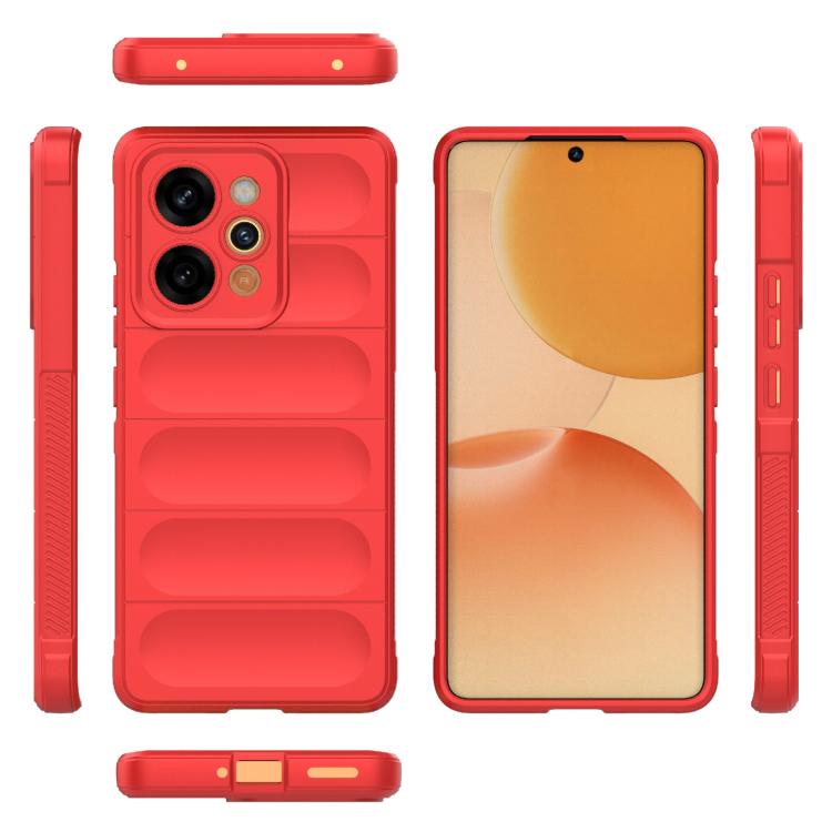 For Realme P4 Power 5G India Magic Shield TPU + Flannel Phone Case