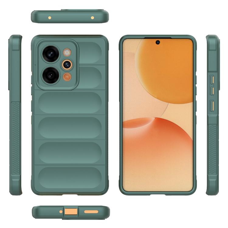 For Realme P4 Power 5G India Magic Shield TPU + Flannel Phone Case