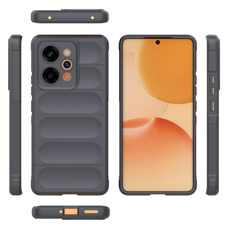 For Realme P4 Power 5G India Magic Shield TPU + Flannel Phone Case
