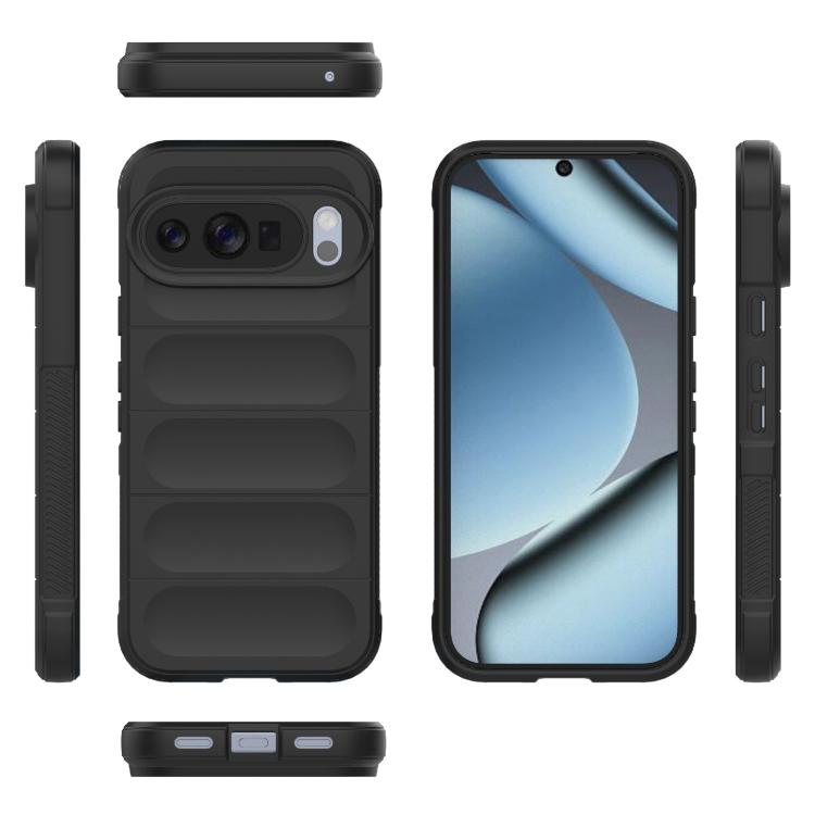 For Google Pixel 10 / 10 Pro 5G Global Magic Shield TPU + Flannel Phone Case