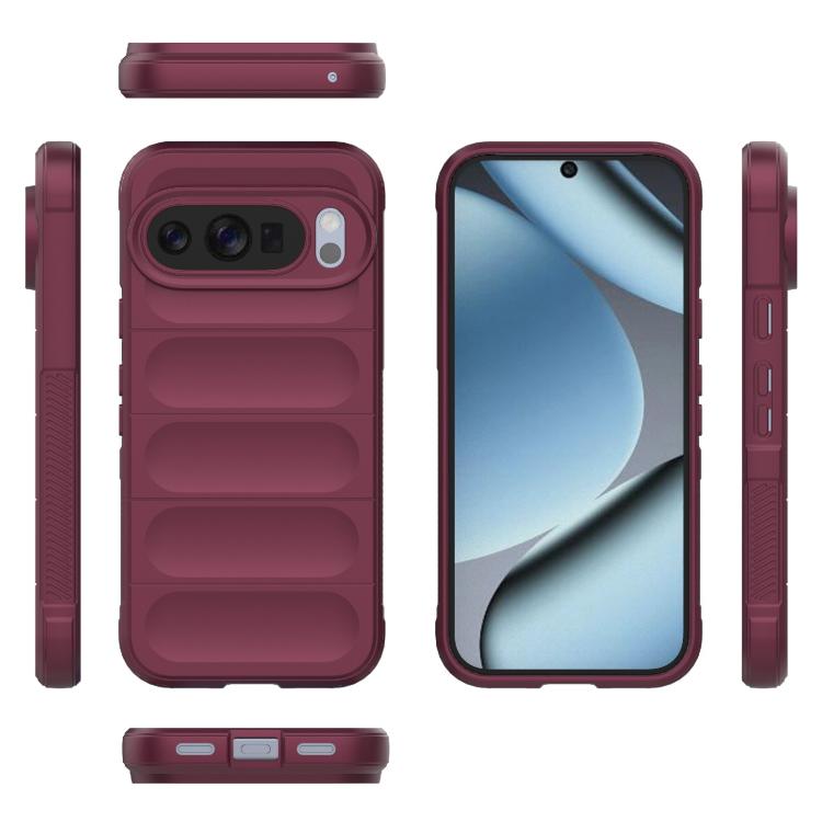 For Google Pixel 10 / 10 Pro 5G Global Magic Shield TPU + Flannel Phone Case