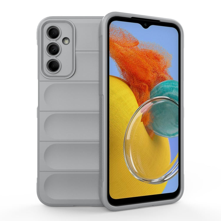 For Samsung Galaxy M14 5G Magic Shield TPU + Flannel Phone Case