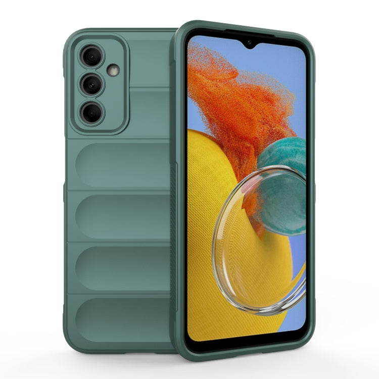 For Samsung Galaxy M14 5G Magic Shield TPU + Flannel Phone Case