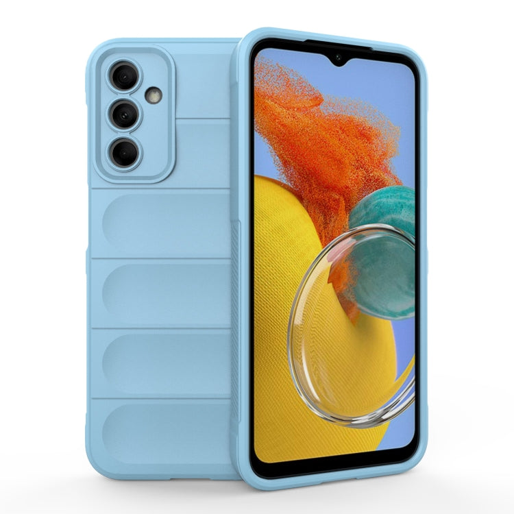 For Samsung Galaxy M14 5G Magic Shield TPU + Flannel Phone Case