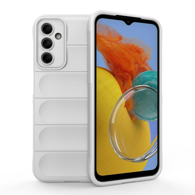 For Samsung Galaxy M14 5G Magic Shield TPU + Flannel Phone Case