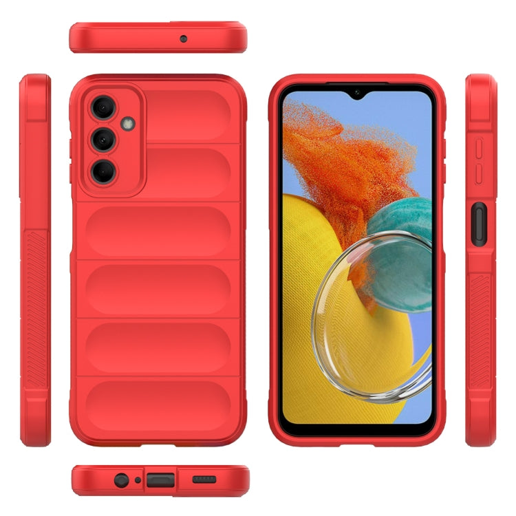 For Samsung Galaxy M14 5G Magic Shield TPU + Flannel Phone Case
