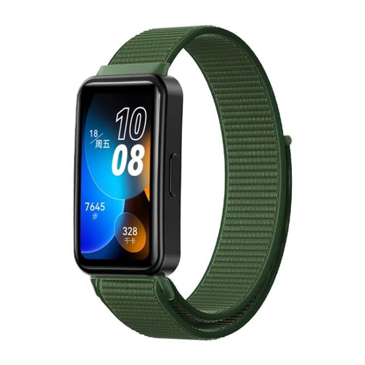 For Huawei Band 8 16mm Woven Nylon Loop Watch Band
