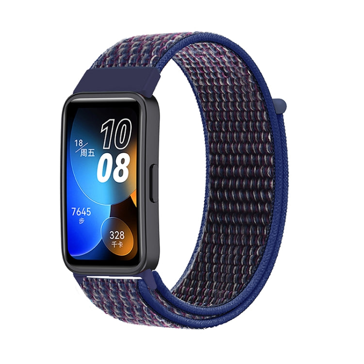 For Huawei Band 8 16mm Woven Nylon Loop Watch Band