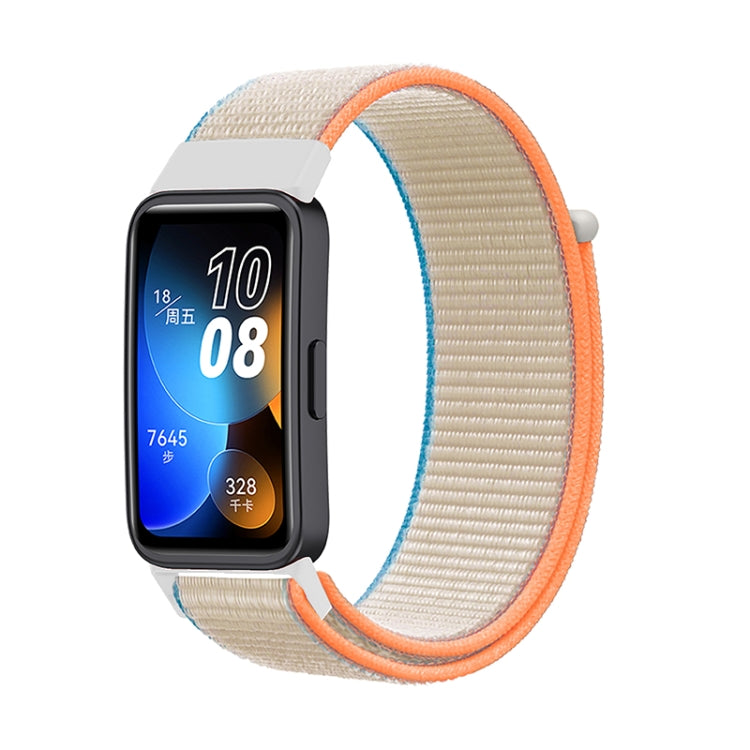For Huawei Band 8 16mm Woven Nylon Loop Watch Band