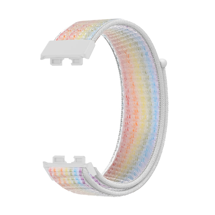 For Huawei Band 8 16mm Woven Nylon Loop Watch Band