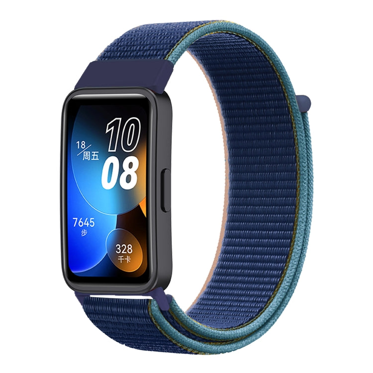 For Huawei Band 8 16mm Woven Nylon Loop Watch Band