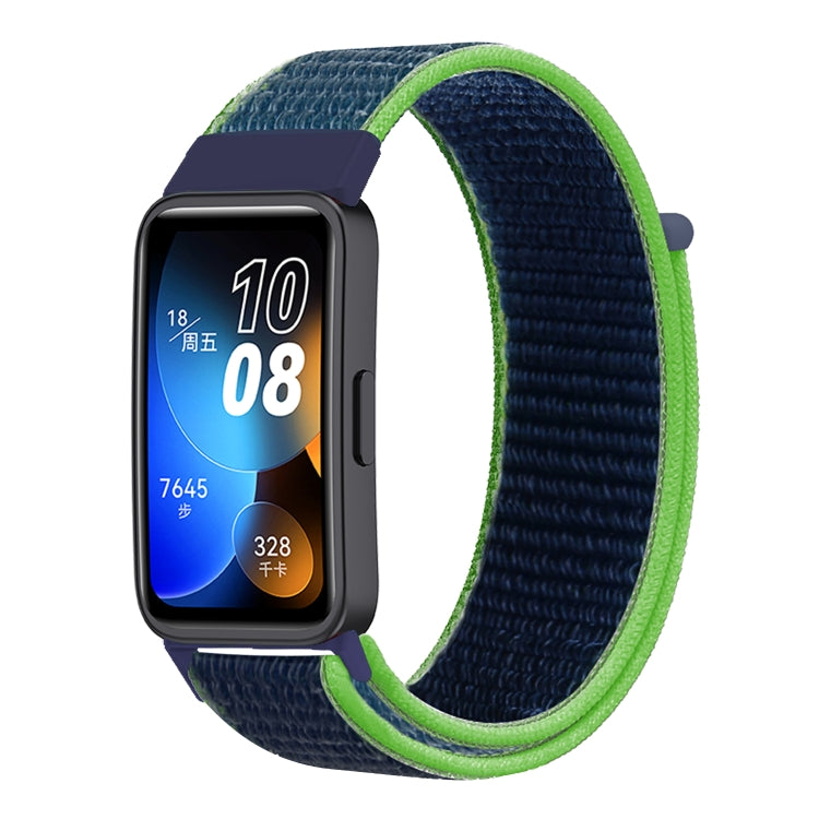 For Huawei Band 8 16mm Woven Nylon Loop Watch Band