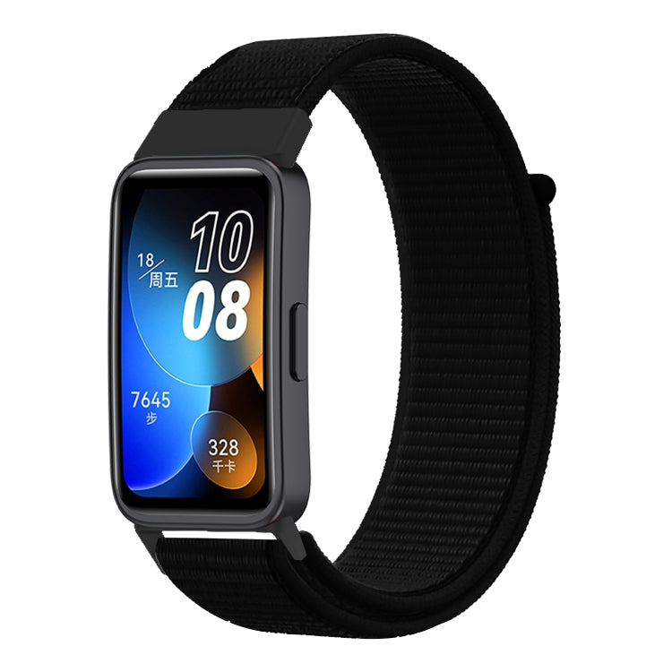 For Huawei Band 8 16mm Woven Nylon Loop Watch Band