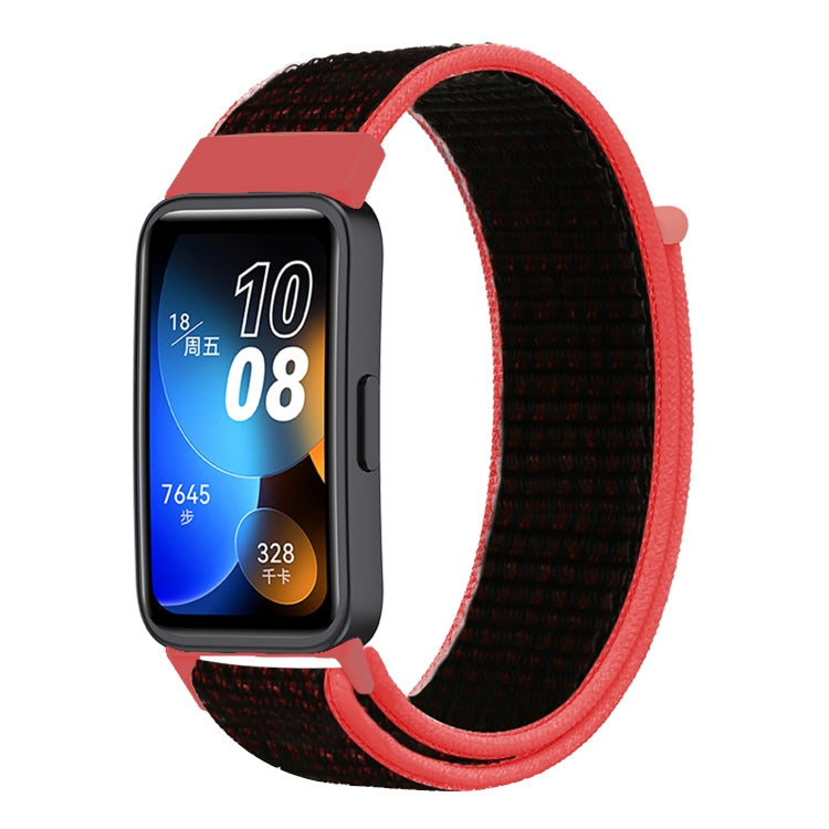 For Huawei Band 8 16mm Woven Nylon Loop Watch Band