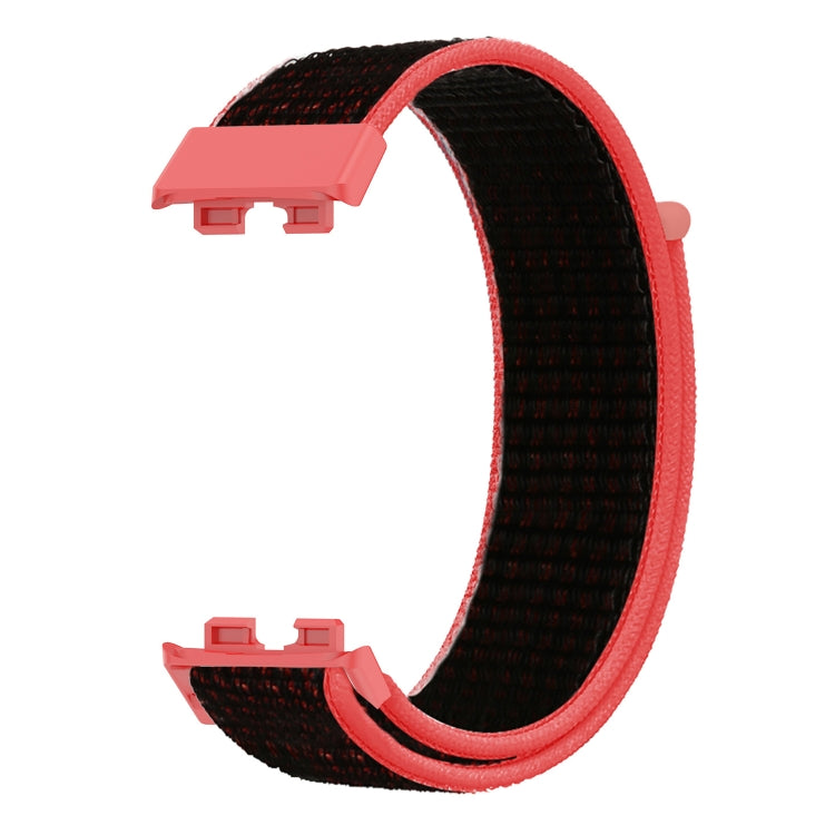 For Huawei Band 8 16mm Woven Nylon Loop Watch Band