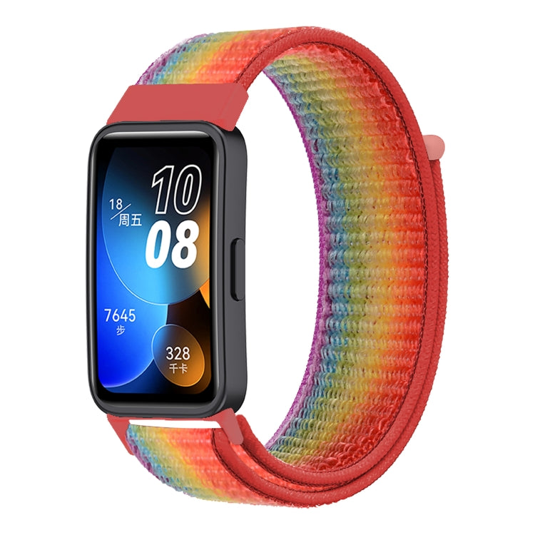 For Huawei Band 8 16mm Woven Nylon Loop Watch Band