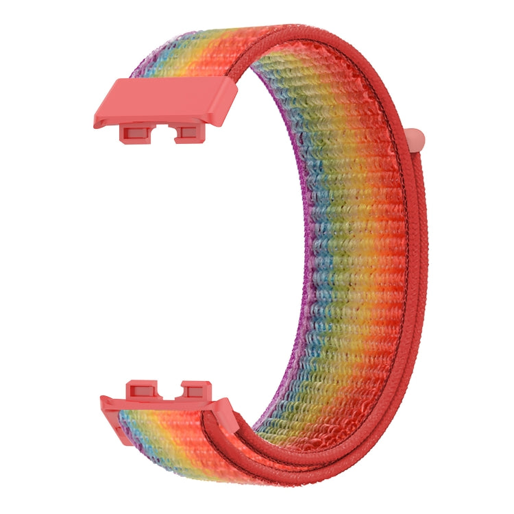 For Huawei Band 8 16mm Woven Nylon Loop Watch Band