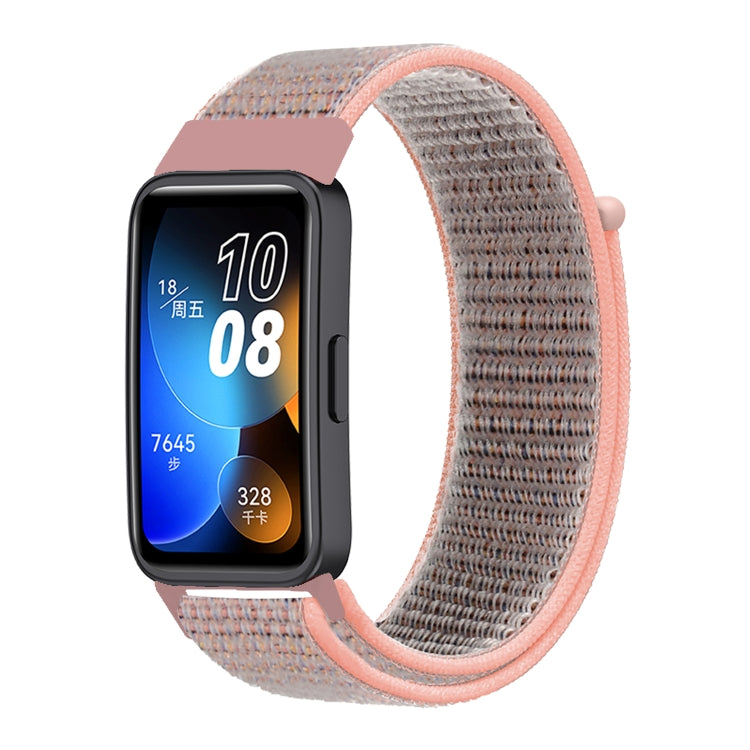 For Huawei Band 8 16mm Woven Nylon Loop Watch Band