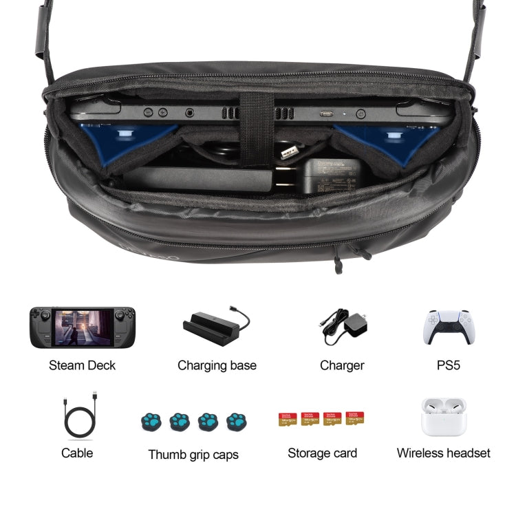STARTRC Portable Shoulder Waterproof Drone Bag For DJI OM6 / Mini 3 / Mini 3 Pro / Mini 2(Black)