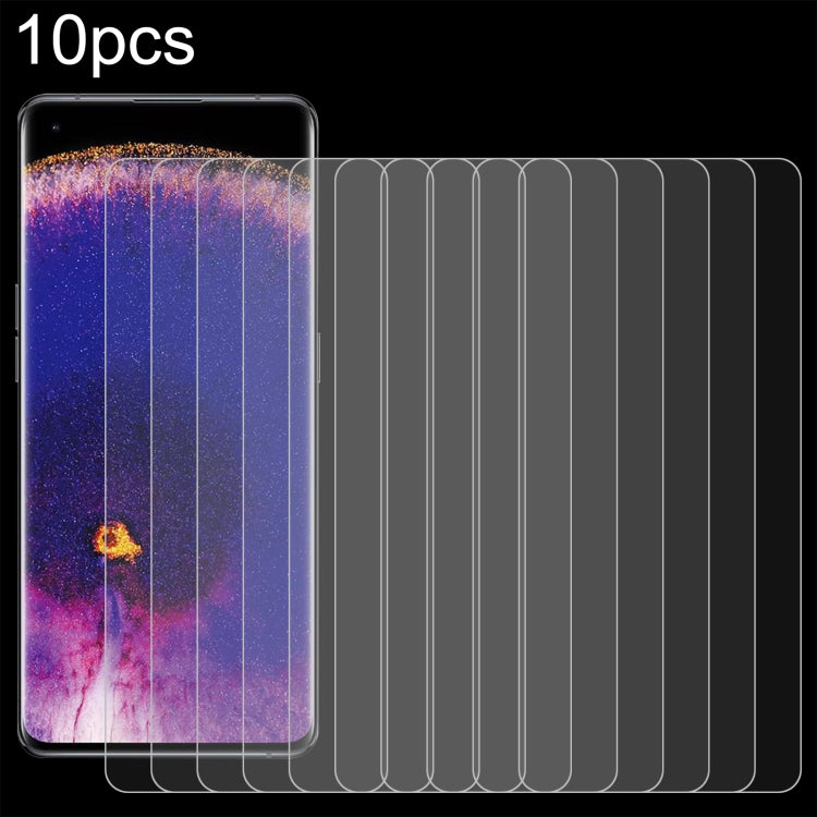 For OPPO Find X8 Pro 10pcs 0.26mm 9H 2.5D Tempered Glass Film