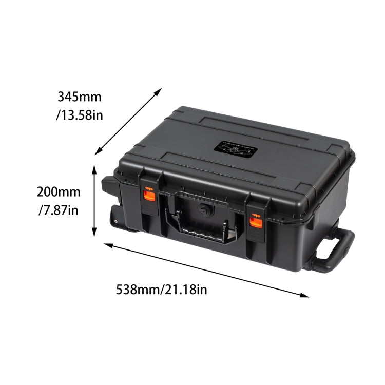 For DJI Mavic 3 / Mavic 3 Classic STARTRC ABS Waterproof Shockproof Storage Trolley Suitcase(Black)