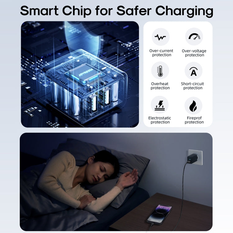 JOYROOM JR-TCN01 2.4A Dual Ports USB Charger, Plug: