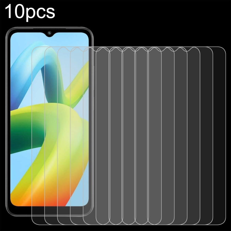 For Xiaomi Redmi A3 Plus 10pcs 0.26mm 9H 2.5D Tempered Glass Film