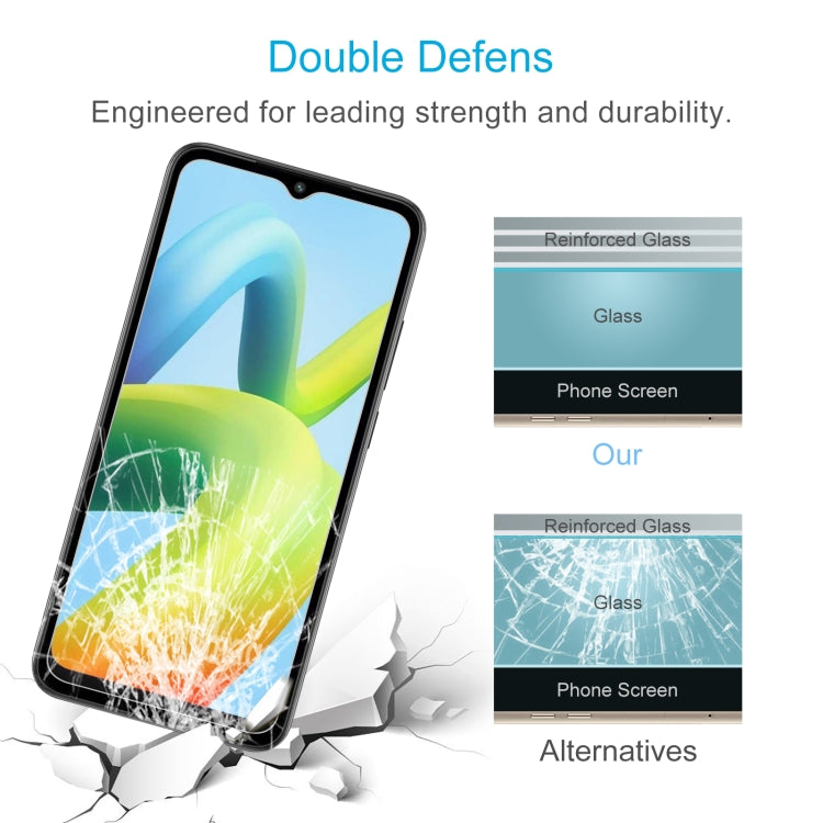For Xiaomi Redmi A3 Plus 10pcs 0.26mm 9H 2.5D Tempered Glass Film