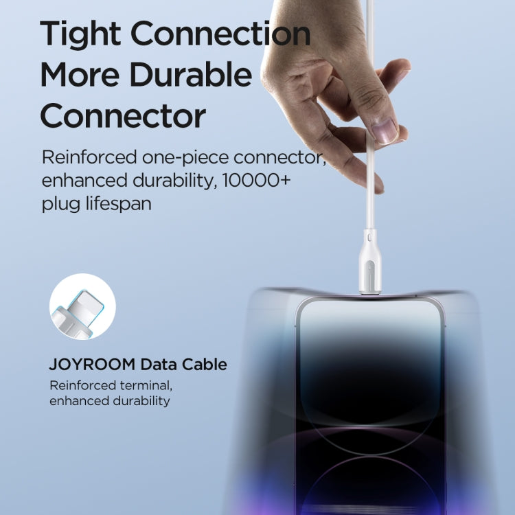 JOYROOM S-1T3018A15 Ice-Crystal Series 3.5A USB to 8 Pin+Type-C+Micro USB 3 in 1 Charging Cable, Length: