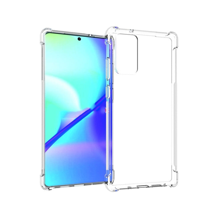 For Samsung Galaxy Note 20 5G Shockproof Non-slip Waterproof Thickening TPU Protective Case(Transparent)
