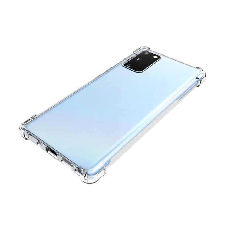 For Samsung Galaxy Note 20 5G Shockproof Non-slip Waterproof Thickening TPU Protective Case(Transparent)