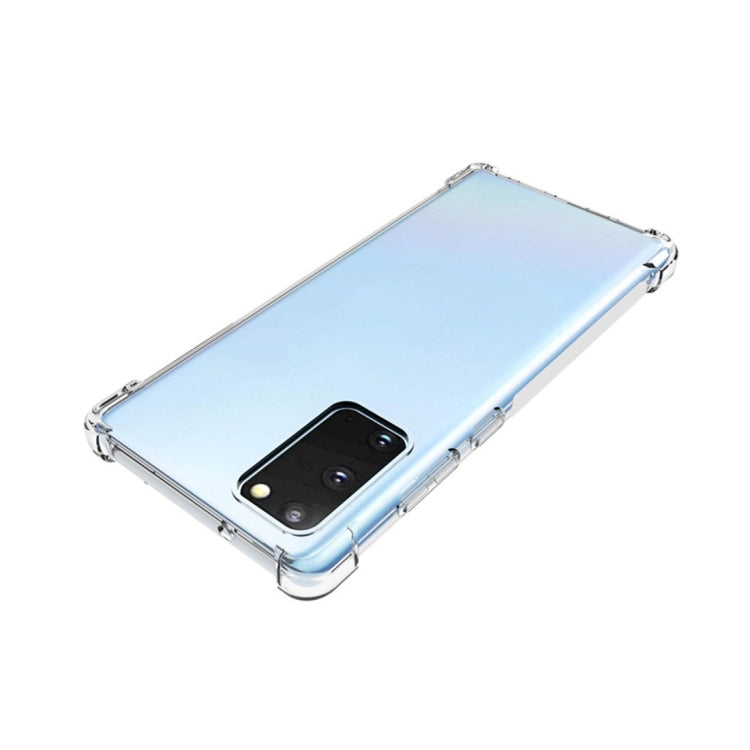 For Samsung Galaxy Note 20 5G Shockproof Non-slip Waterproof Thickening TPU Protective Case(Transparent)