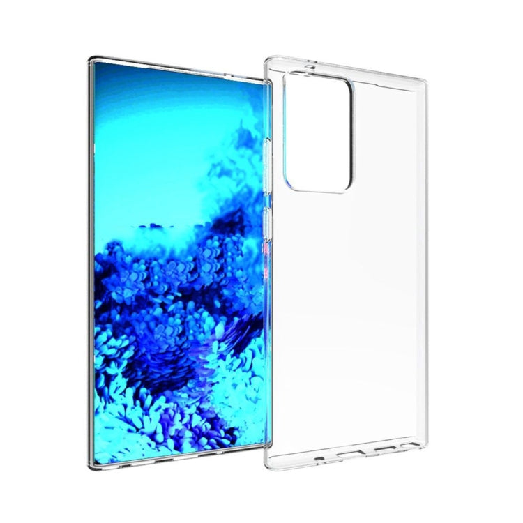 For Samsung Galaxy Note 20+ 5G Shockproof Non-slip Waterproof Thickening TPU Protective Case(Transparent)