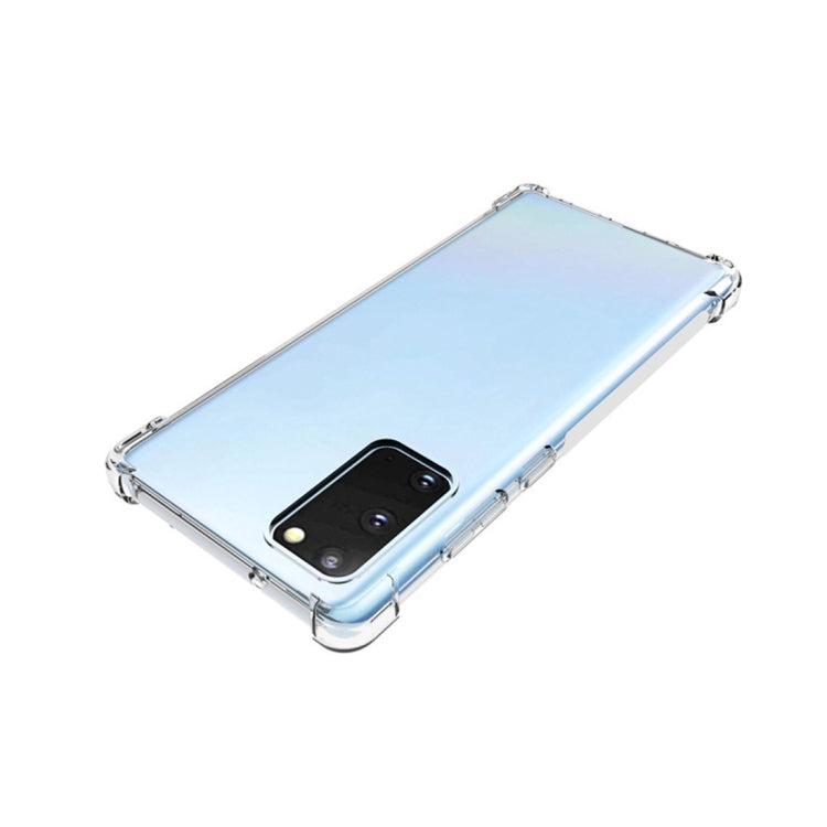 For Samsung Galaxy Note 20+ 5G Shockproof Non-slip Waterproof Thickening TPU Protective Case(Transparent)