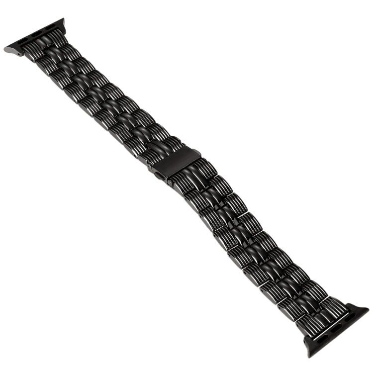 3-Beads Stripe Metal Watch Band For Apple Watch Series 10 46mm