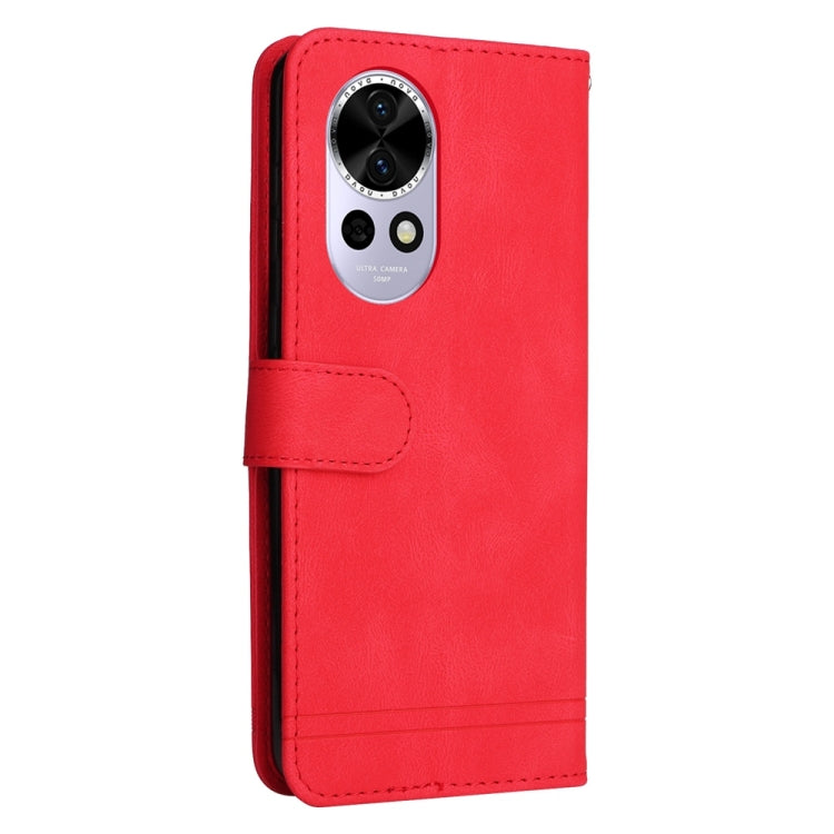 For Huawei nova 13 / nova 12 Skin Feel Life Tree Metal Button Leather Phone Case