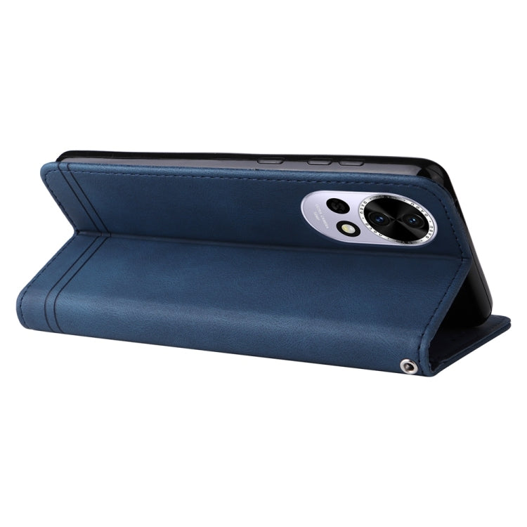 For Huawei nova 13 / nova 12 Skin Feel Life Tree Metal Button Leather Phone Case