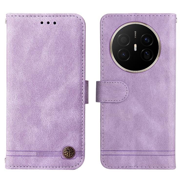 For Huawei Mate 70 Air 5G Skin Feel Life Tree Metal Button Leather Phone Case