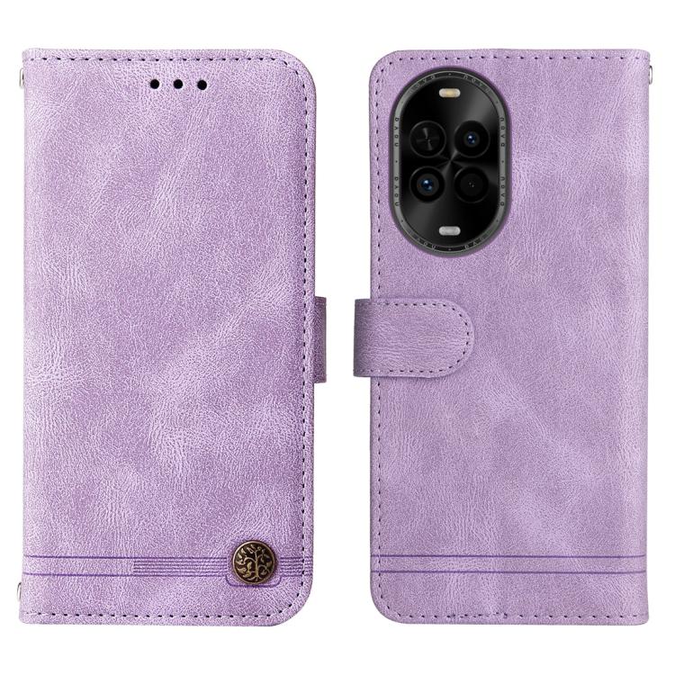 For Huawei nova 14 Lite Skin Feel Life Tree Metal Button Leather Phone Case