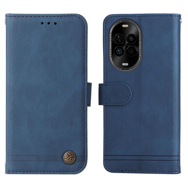 For Huawei nova 14 Lite Skin Feel Life Tree Metal Button Leather Phone Case