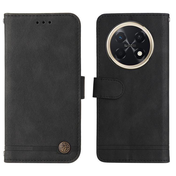 For Huawei Enjoy 90 Pro Max 5G Skin Feel Life Tree Metal Button Leather Phone Case