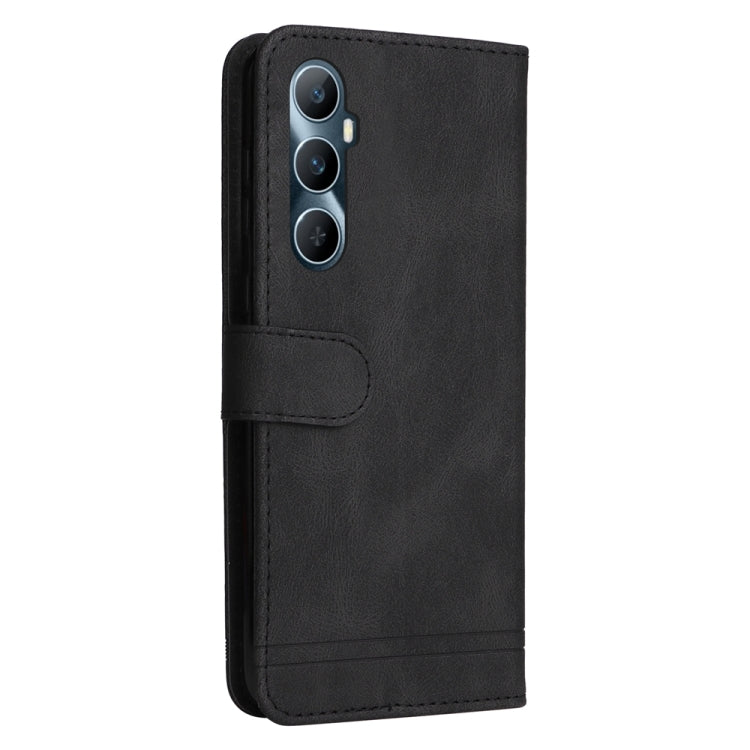 For Realme C65 4G Skin Feel Life Tree Metal Button Leather Phone Case