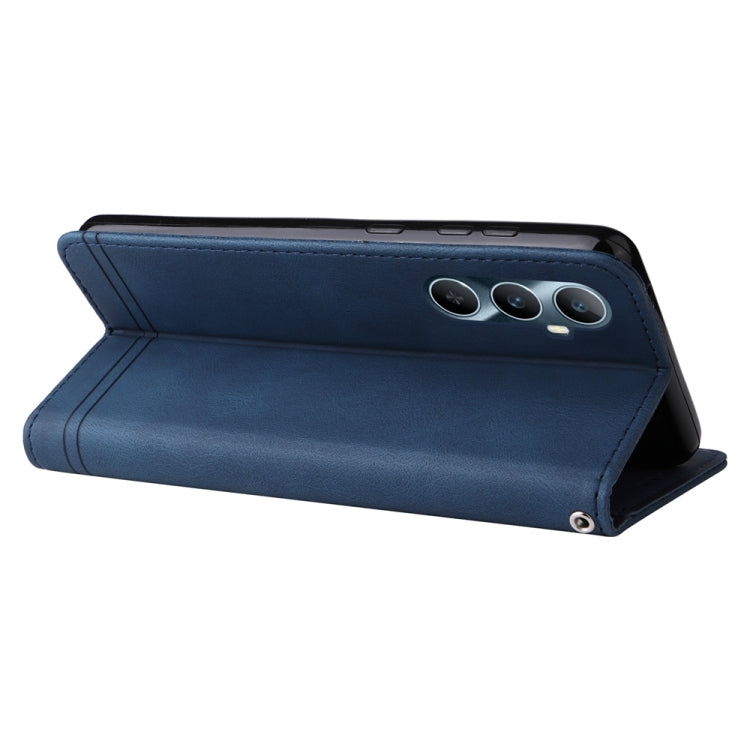 For Realme C65 4G Skin Feel Life Tree Metal Button Leather Phone Case
