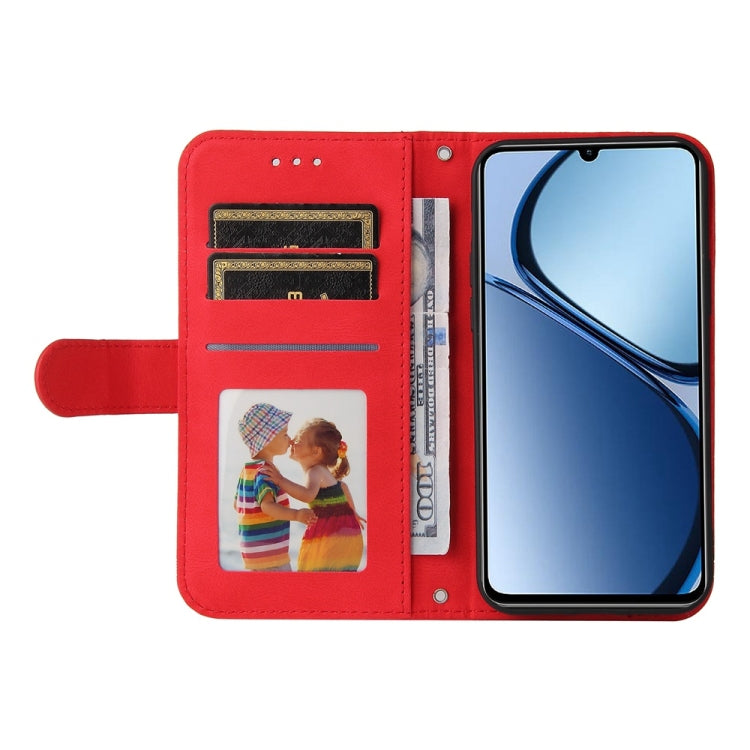 For Realme C63 / C61  / Note 60 Skin Feel Life Tree Metal Button Leather Phone Case