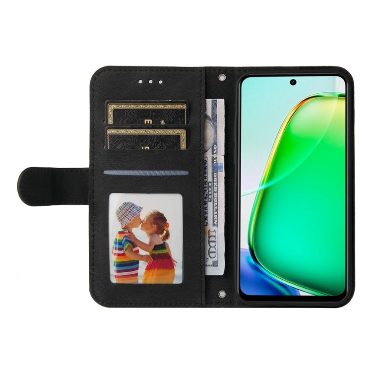 For Realme C63 / C61  / Note 60 Skin Feel Life Tree Metal Button Leather Phone Case