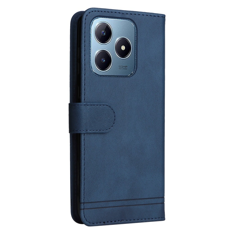 For Realme C63 / C61  / Note 60 Skin Feel Life Tree Metal Button Leather Phone Case