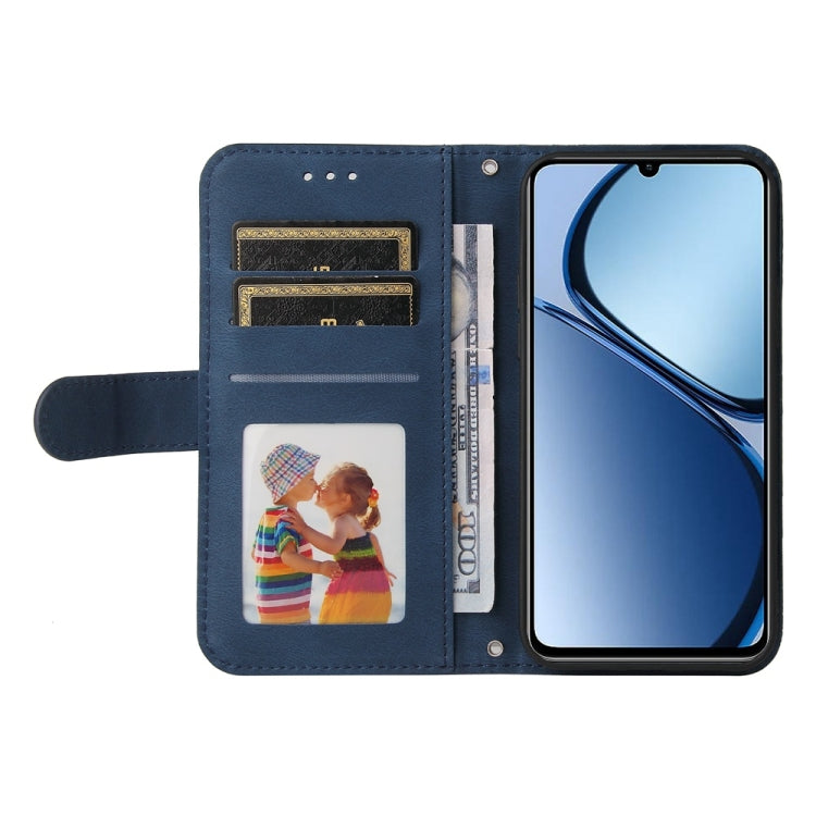 For Realme C63 / C61  / Note 60 Skin Feel Life Tree Metal Button Leather Phone Case
