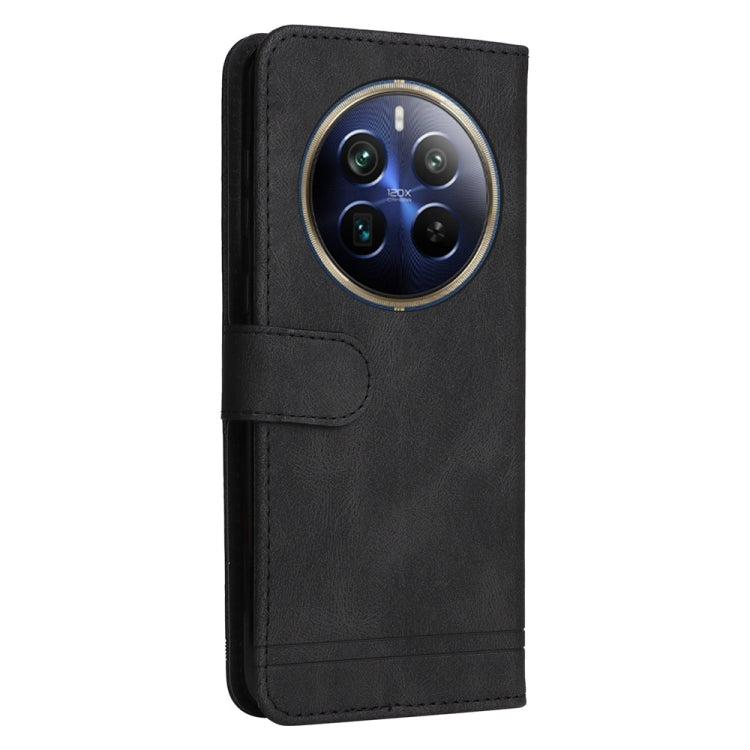For Realme 13 Pro / 13 Pro+ / 12 Pro Skin Feel Life Tree Metal Button Leather Phone Case