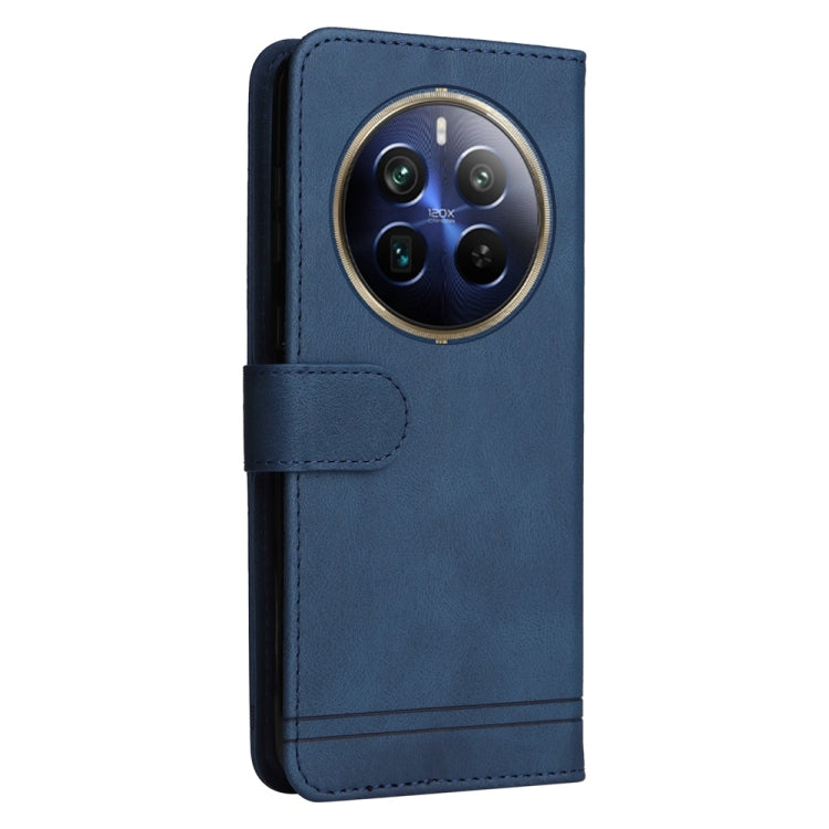 For Realme 13 Pro / 13 Pro+ / 12 Pro Skin Feel Life Tree Metal Button Leather Phone Case